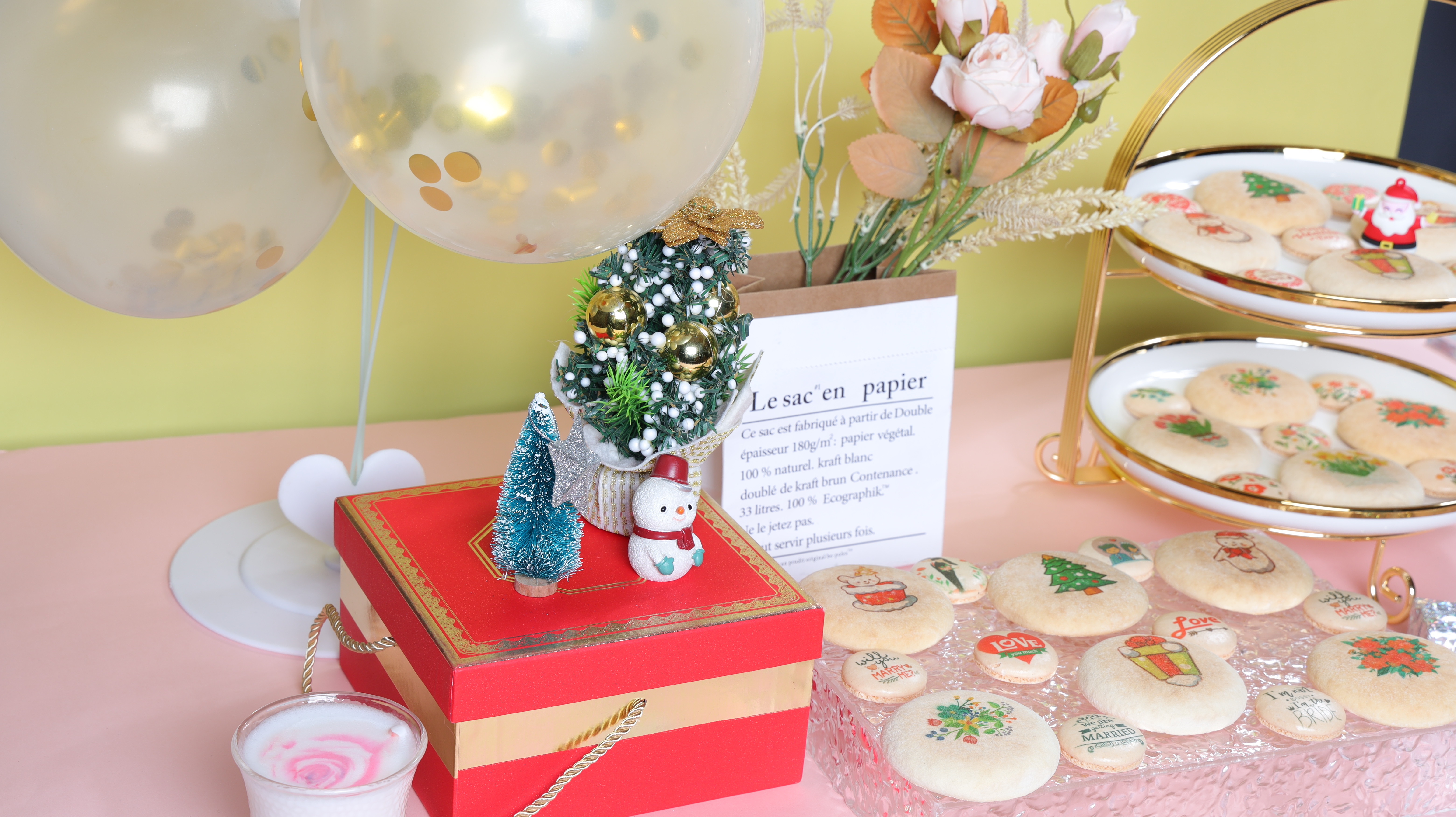 edible ink printer christmas macaron bread2.JPG